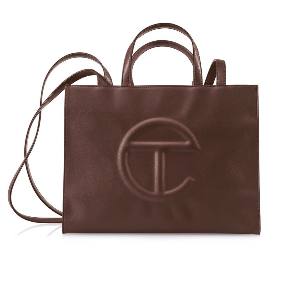 TELFAR Medium Shopping Bag | Chocolate - New with Tags and Dust Bag